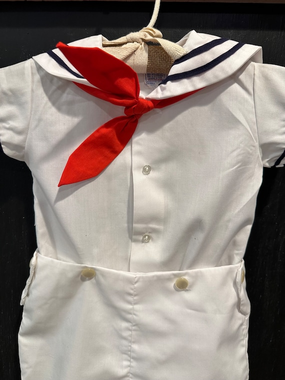 Vintage 1960’s Toddler Boy  Sailor Suit / Vintage… - image 2