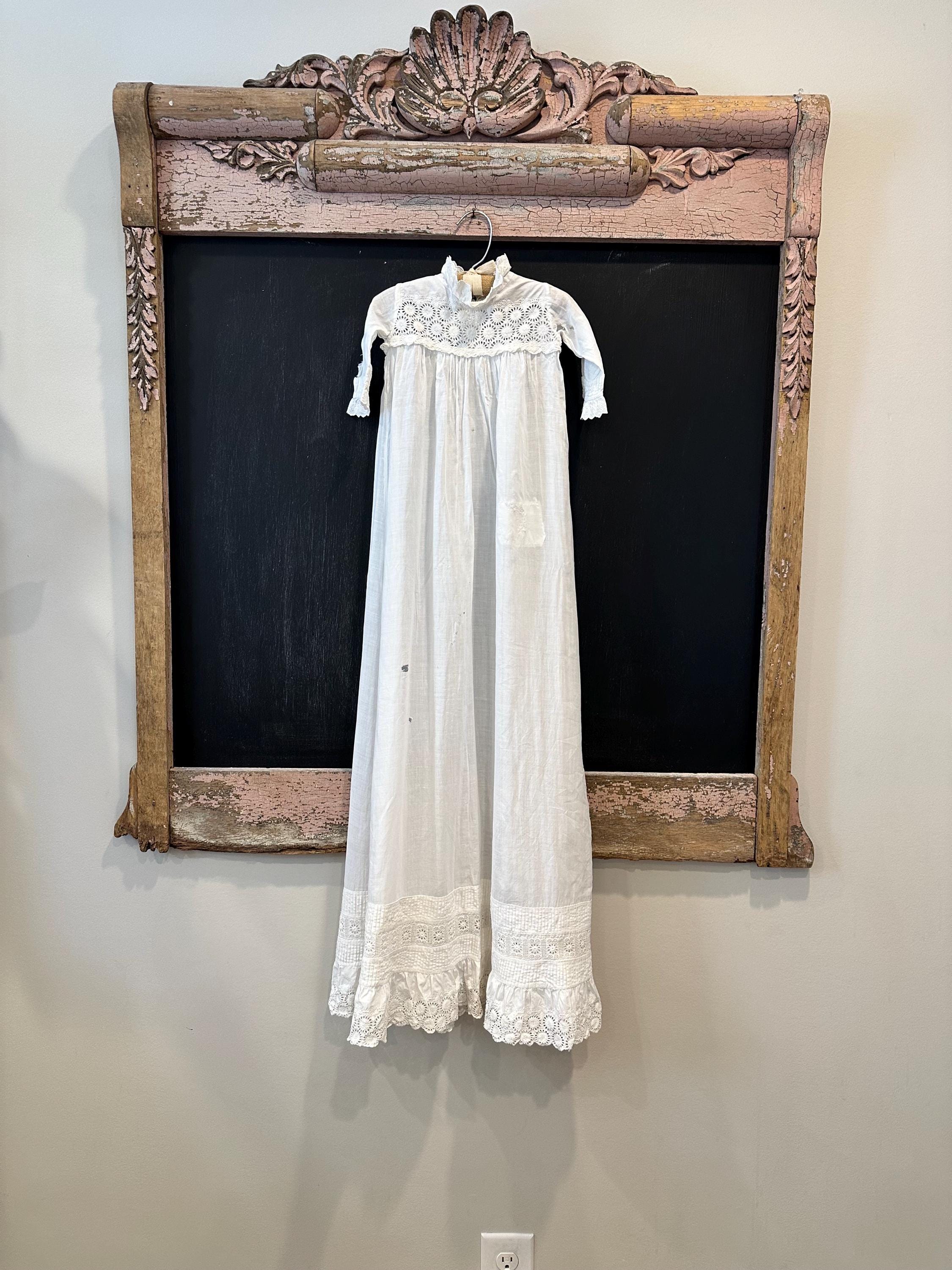 Long Sleeve Baby Dedication Dress