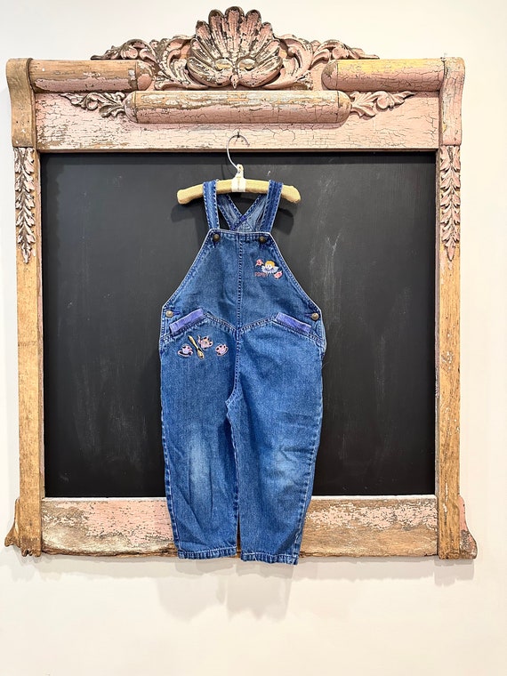 Vintage 1980’s Denim Esprit Overalls Size 4T