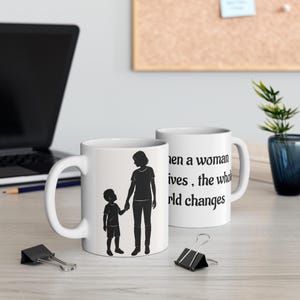 Personalized Mom and Child Mug Mom Life Mug Cute Family Mug Mother s Day Gift