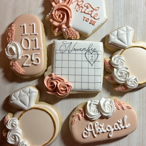 Boho Bridal Shower Cookies