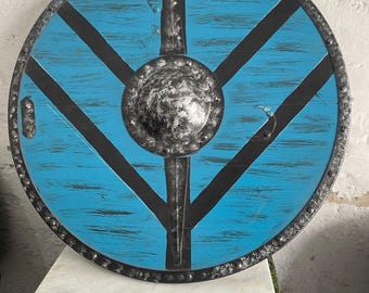 Medieval Combat Viking Shield – Wooden Norse Replica for Cosplay & Gifts