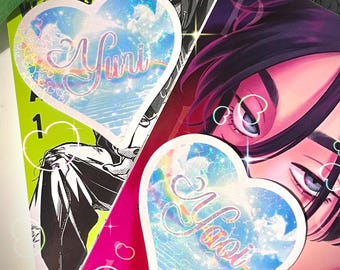 Holographic Yaoi/Yuri Heaven 2.5" Vinyl Stickers