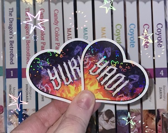 Holographic Yaoi/Yuri Hell 2.5" Vinyl Stickers
