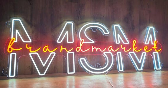 Custom Logo Neon Sign: Personalized LED Wall Decor