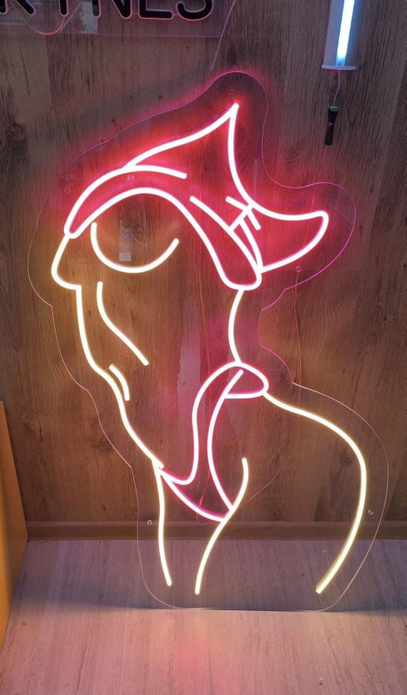 Custom Neon Sign sensual legs - Adult Room Decor - Party Light