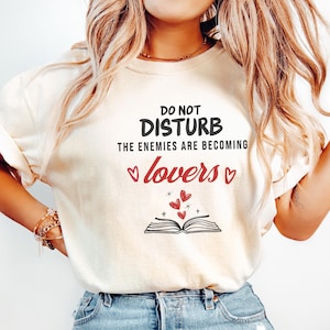 Enemies to lovers shirt, Romance Reader, Booktok trope, Bookish, Funny romance top, Dark romance, Comfort Colors tee, Book club teacher gift