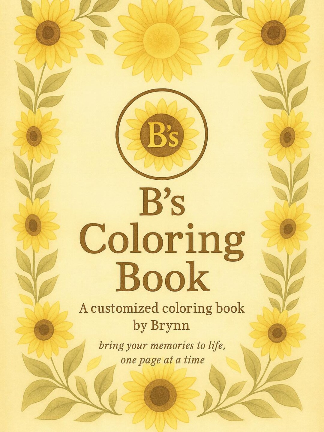 B's Coloring Book - Eras Edition - Etsy