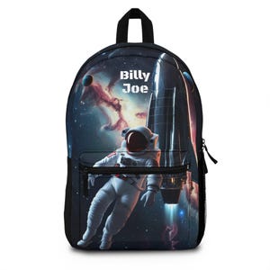 Astronaut Backpack for Kids, Personalized Space-Themed Bag, Great for School and Travel, Unique Gift for Back to School