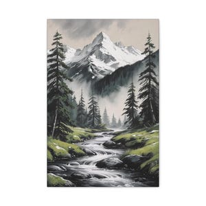 Mountain Landscape Wall Art, Nature Decor, Home Decoration, Gift for Nature Lovers, Outdoor Enthusiasts, Cabin Decor