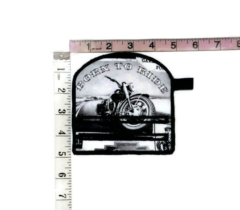 Motorcycle theme magnetic note holder