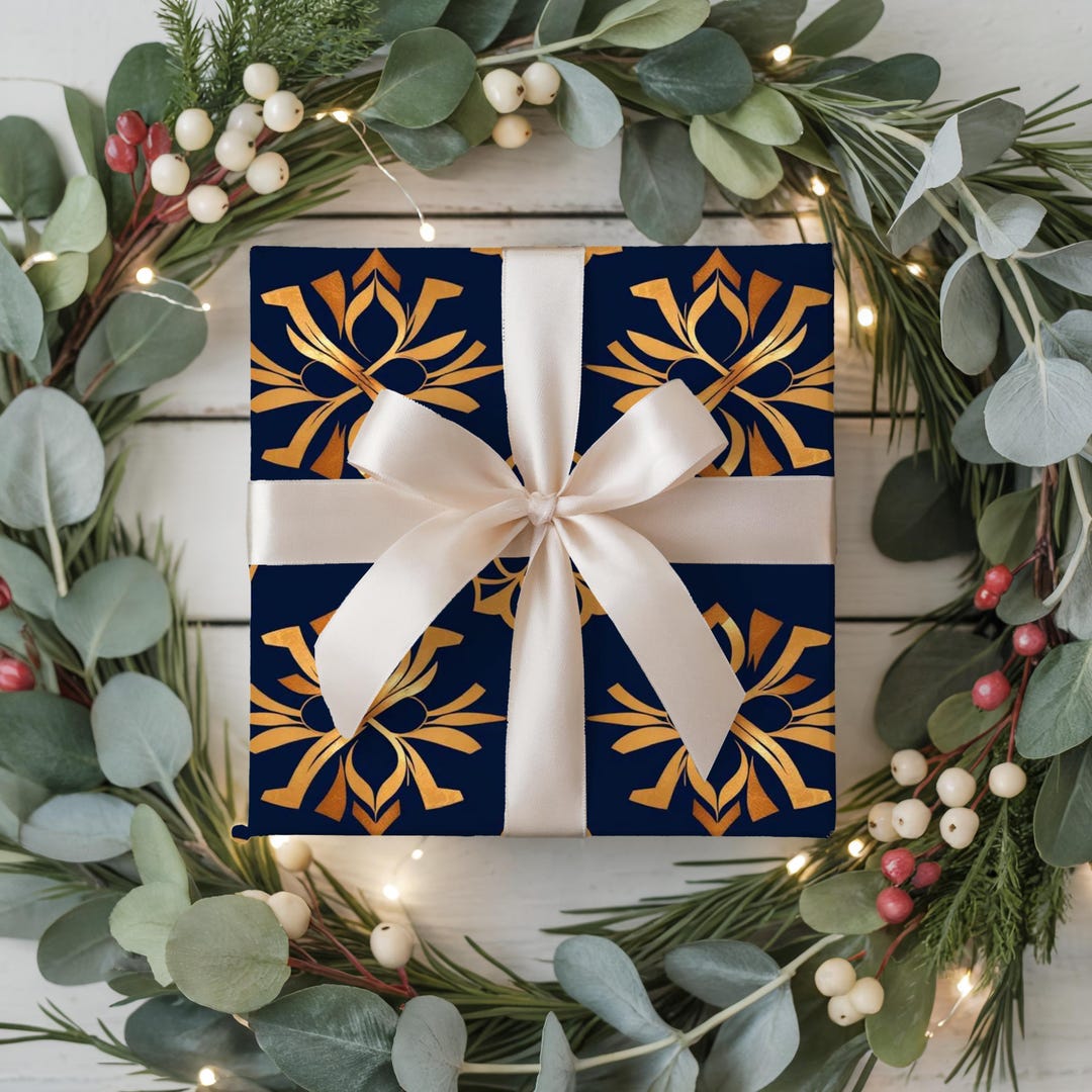 Elegant Christmas Wrapping Paper Roll - Luxury Gift Wrap for Any ...
