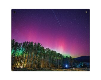 Acrylic Print Aurora Borealis Landscape Wall Art Office Decor Nature Photography Gallery Photo