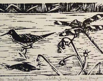 May include: Black and white woodcut print of a dragonfly, a bird, and a plant. The print is titled "Twelve Shots Shown" and signed "Solteq" with the date "2012, Kyiv".