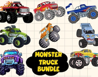 Monster Truck SVG\ Big Wheel Truck SVG\ Kids Birthday Cut File\ Cricut Truck Design