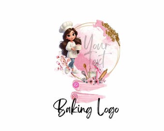 Baking Logo PNG for Bakery Business Branding (Digital Download)