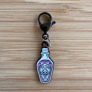 Fall / Halloween Charms | Add-On for Badge Reels, Keychains, Wristlets | Pumpkin, Ghost, Cat, Leaf & More | Cute Autumn Accessories Poison