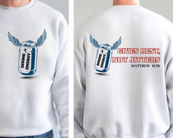 Men's Fleece Sweatshirt: Divine Energy Graphic