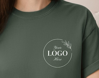 Camiseta con tu logotipo aquí, uniforme empresarial personalizado, camiseta con diseño escolar para equipos