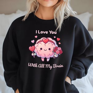 Neuro ICU Nurse Valentine Shirt, Heart Brain Tee, Neurology Gift image 4