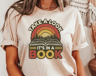 Echa un vistazo a la camiseta de lectura retro del club de lectura, camiseta del profesor