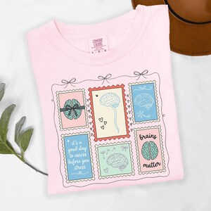Neurology Nurse Shirt, Stroke Unit Tee, Neuro Intensive Care Squad, Anatomical Brain Stamp Collage