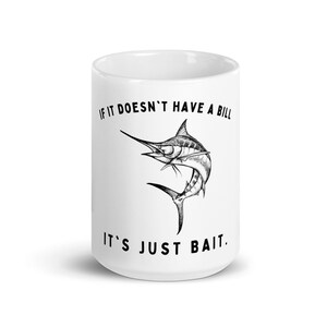 Just Bait Marlin Fishing coffee mug