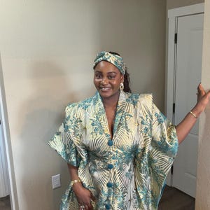bou dress Iteolu Adire bou-bou Dress DESIGN FOR LOVE