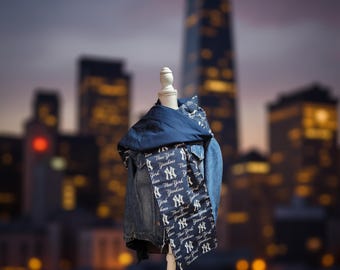 Cachecol acolchoado dos Yankees de Nova York