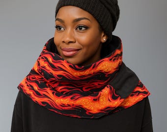 Cachecol acolchoado Hotrod Flame