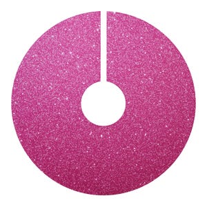 Sparkly Pink Christmas Tree Skirt, Festive Holiday Decor, Glittery Christmas Decoration, Perfect Gift for Christmas, Tree Decorating