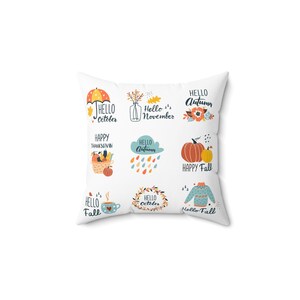 Spun Polyester Square Pillow