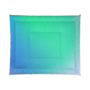 Serene Gradient Comforter - Cozy Bedding for Relaxation, Boho Decor, Home Comfort, Housewarming, Modern Bedroom Style