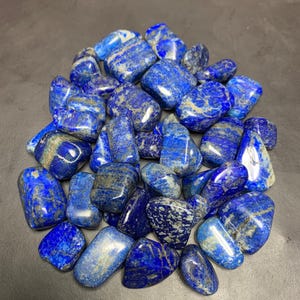 High Grade Lapis Lazuli Tumbles – Natural Blue Gemstone