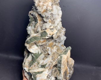 Large Natural Fluorite Specimen • Decorative Mineral Display Piece