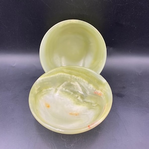 AAA+ Quality Green Onyx Decorative Bowl Handcrafted Natural Stone Home Décor