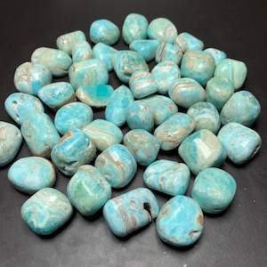 AAA + Qualität Blauer Aragonit Trommeln - 1 kg Lot