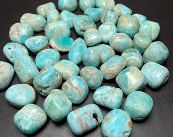 Pietre di aragonite blu di qualità AAA+ – Lotto da 1 kg
