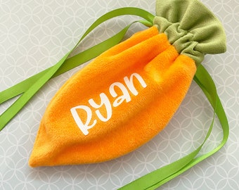 Easter Carrot Personalised Treat Bag