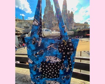 Star Wars Handmade Quilted Tote Bag