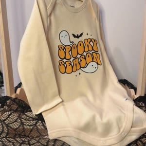 Spooky Season Bodysuit - Ghost Bodysuit - Spooky Bodysuit - Fall Bodysuit - Halloween Bodysuit - Cute Bodysuit