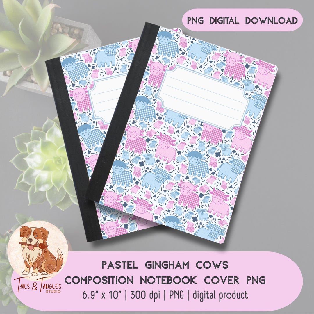 Printable Hand Drawn Composition Notebook Cover | Instant Download ...