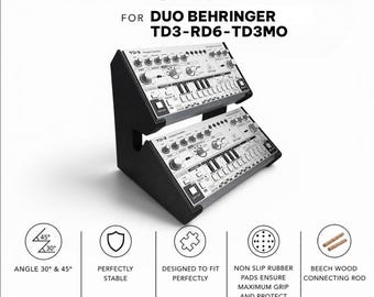 DUO STAND for Behringer Td-3, Td-3-MO, Rd-6 and Rd-78