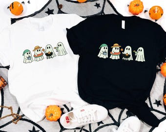 Summerween Ghost T-Shirt: Funny Halloween Beach Tee