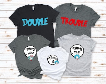 Customizable Thing Shirt: Personalized Thing Shirts, Thing Numbers,Family Vacation Tees