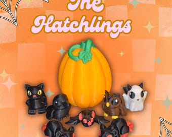Mystery Halloween Hatchling Blind box | Surprise 3D Printed Articulated Fidget Toys