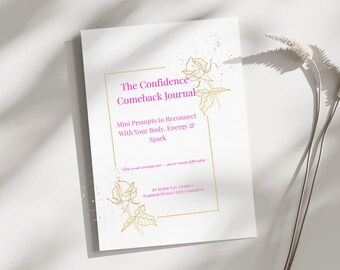 Midlife Comeback Journal Printable • Vertrauens-Reset für Frauen über 40+ • Sofortiger Download PDF