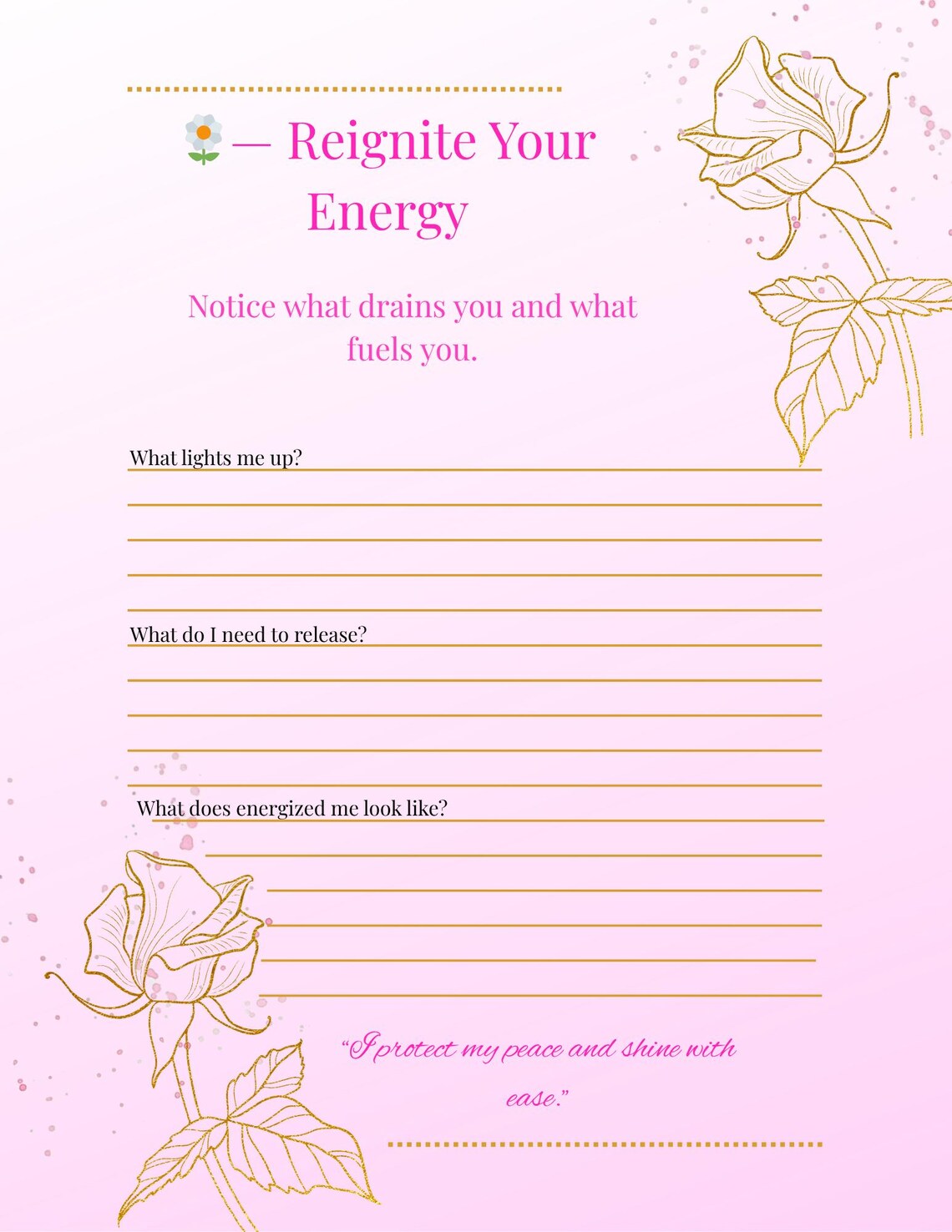 Midlife Comeback Journal Printable • Confidence Reset for Women 40 ...