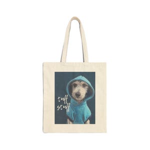 Tote Bag with Adorable Dog Design | Perfect for Dog Lovers, Gifts, Everyday Use, Eco-Friendly, Shopping