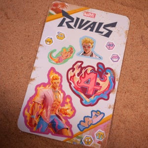 Marvel Rivals Sticker Sheets Invisible Marvel Rivals Human Torch Summer Skin Sticker Sheet - Etsy